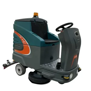 Compact Industrial Floor Scrubber Sweeper Commercial Ride-On Sweeper for Factory Office Hospital