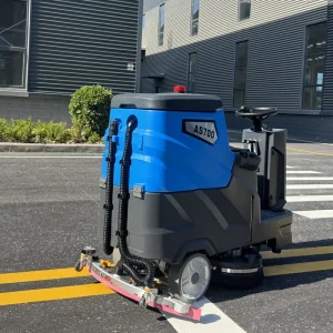Compact New Designed Ride on Electric Floor Scrubber Wireless Sweeper for