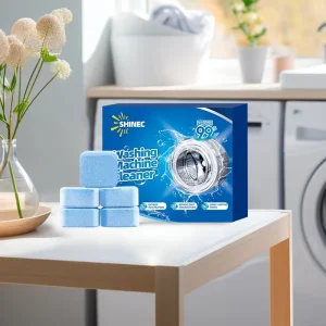 Compact Travel Washing Machine Cleaner Tablets Pet Odor Neutralizer Disposable Solid Feature for Camping Use