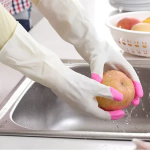 Competitive Price Custom Waterproof Durable Reusable Household Latex Cleaning Gloves