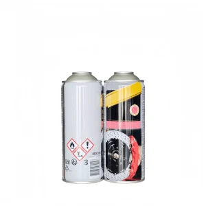 Complete Supporting Aerosol Accessories Supply Aluminum Iron Reusable Can for Car Brake Cleaner Degreaser Bulk Filling Business