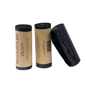 Compostable Biodegradable Clear Plastic Trash Bags Strong Custom Garbage Bin Liners