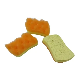 Compostable Cellulose Filter Sponge Scouring Pad Rich Foam