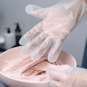 Compostable and Biodegradable Gloves with PLA, PBAT, and Cornstarch Material