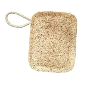 Compressed Natural Loofah Cellulose Dishwashing Sponge and Brush