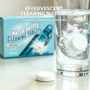 Concentrated Bottle Cleaning Tablets Extra Strength for Large Gallon Water Jugs Water Bottle Cleaning Tablets