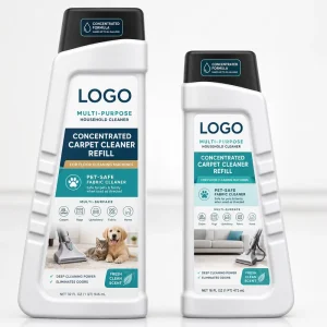 Concentrated Carpet Cleaner Refill Liquid for Floor Washing Machine Pet-Safe Fabric Cleaning Solution