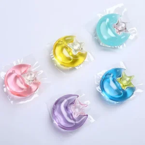 Concentrated Deep-Clean Laundry Detergent Pods Color Protection Antibacterial Apparel Stain Removal Hypoallergenic Sensitive
