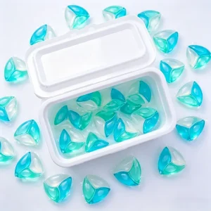 Concentrated Eco-Friendly Disposable Laundry Detergent Pods High-Efficiency Cleaning Long-Lasting Fragrance for Apparel