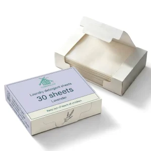 Concentrated Eco-Friendly Laundry Sheets for Travel Mess-Free Biodegradable