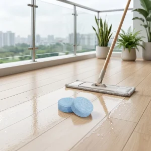 Concentrated Effervescent Wood Floor Cleaning Tablets