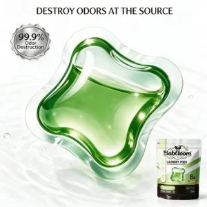 Concentrated Enzyme-Based Dampness Odor Decomposing Laundry Pods Factory Direct Washing Pods OEM