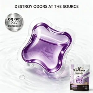 Concentrated Enzyme-Based Musty Odor Decomposing Laundry Pods OEM Direct Washing Pods