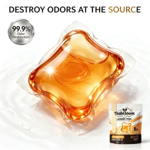 Laundry Detergent Pods for Smoke and Sweat Odor Removal Shade-Drying Formula Factory Direct OEM ODM