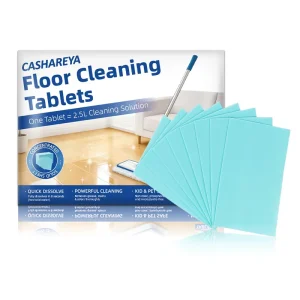 Concentrated Floor Cleaner Sheets for Decontamination and Brightening