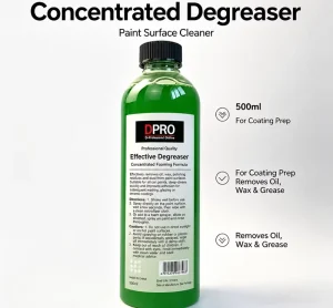 Concentrated Foam Degreaser 500ml Oil and Wax Remover for Coating Prep Boosts Coating Adhesion