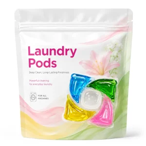 Concentrated Laundry Detergent Pods Stain Removal Color Protection Natural Organic