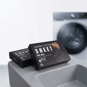 Concentrated Laundry Detergent Strips Deep Cleaning Enzyme Laundry Tablets Bio-Based Multi-Surface Washing Sheets