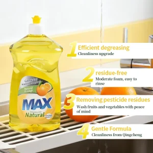 Concentrated Lemon Dishwashing Detergent Liquid