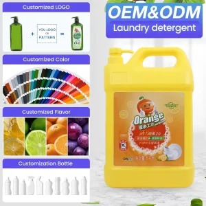 Concentrated Liquid Dishwashing Detergent with Strong Grease Cutting Formula for Dishwashing Liquid 5L Bulk