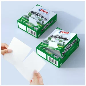 Concentrated Paper Laundry Detergent Sheets
