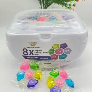 Concentrated Seven Chamber Laundry Detergent Pods Floral Fruity Fragrance Seven in One Cleaning Factory