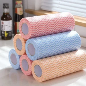 Convenient Disposable Household Cleaning Towel Reusable Paper and Dish Cloths for Kitchen Use Wiping Rag