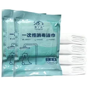 Convenient and Hygienic Disposable Bath Towel Nonwoven Cleaning Cloth for Bath Use