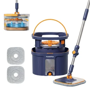 CoolMop PRO Mops Clean Dirty Separation for 360 Bucket Set Telescopic Handle Self-Wringer Cleaning Equipment