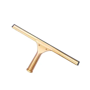 Copper Glass Cleaner with Telescopic Handle and Silicone Rubber Blade