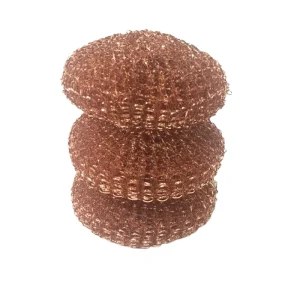 Copper Stainless Steel Kitchen Scourer Sponges and Scouring Pads