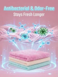 Coral Fleece Cleaning Cloths Soft Durable Absorbent for Kitchen and Household Wiping