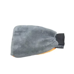 Coral Fleece Cleaning Glove with 3D Mesh 20x25cm