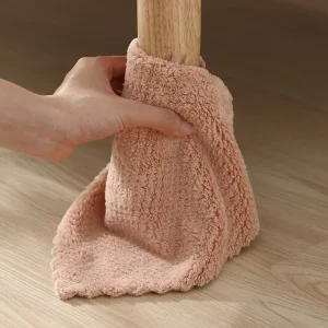Coral Velvet Dish Cloths for Washing Dishes Nonstick Oil Washable Fast-Drying