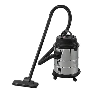Corded Wet and Dry Vacuum Cleaner, 20/25 Liter, 1500W, Stainless Steel Drum, for Household and Hotel Use