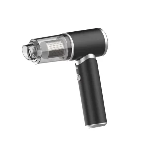 Cordless Air Duster Gun with Vacuum Attachment USB-C Fast Charge for Hard-to-Reach Areas