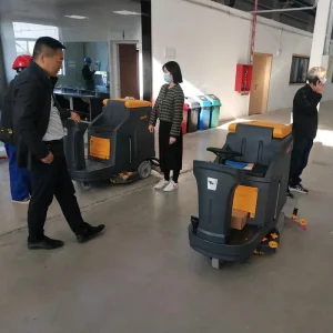 Cordless Automatic Electric Robot Floor Dryer Scrubber and Polisher Machine