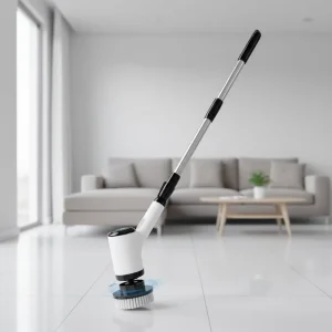 Cordless Cleaning Brush 2500mAh Electric Spin Scrubber with 7 Replaceable Brush Heads Rechargeable Battery