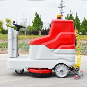 Cordless Electric Floor Scrubber for Warehouse Cleaning