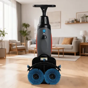 Cordless Electric Walk-Behind Floor Cleaning Machine with Washer and Dryer