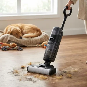 Cordless Hard Floor Washer Wet-Dry Vacuum Mop with Self-Cleaning