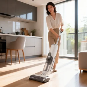 Cordless Mopping Vacuum Cleaner Wireless Hoover for Home Floor Washing