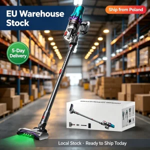 Cordless Vacuum Cleaner 3-in-1 Powerful Stick Vacuum with LED Display for Hard Floors, Carpets, and Pet Hair