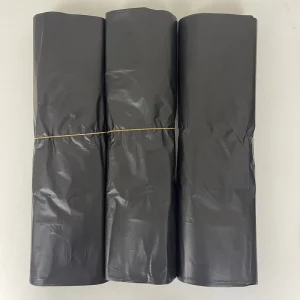 Cornstarch Degradable PE T Shirt Bag Black Garbage Bags From China Household Compostable Biodegradable Trash Bags