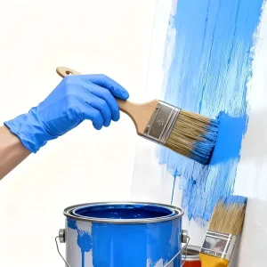 Corrosion-Resistant Thick Disposable Nitrile Gloves for Household Cleaning and Waterproof Use