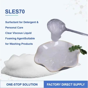 Cosmetic Raw Material SLES70 (Cas 68585-34-2) Hair Care Detergent Ingredients Sodium Lauryl Ether Sulfate Liquid Daily Chemicals