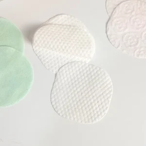 Cosmetic Round Toner Pads Soft Tissue for Makeup Application Customize Size & Color Pre-cut Dry Sheet
