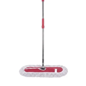 Cotton Flat Mop Stainless Steel Handle Commercial Floor Cleaning Dust Mop for Workshop Mall and Hospital