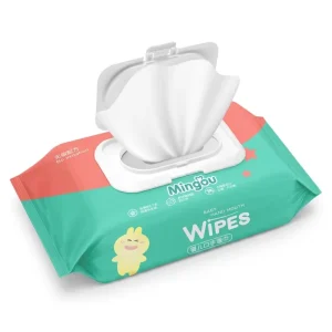 Cotton Flushable Biodegradable Eco-Friendly Scented Gentle Skin Cleansing Baby Wipes