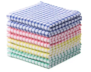 Cotton Kitchen Dish Cloths & Towels Super Absorbent